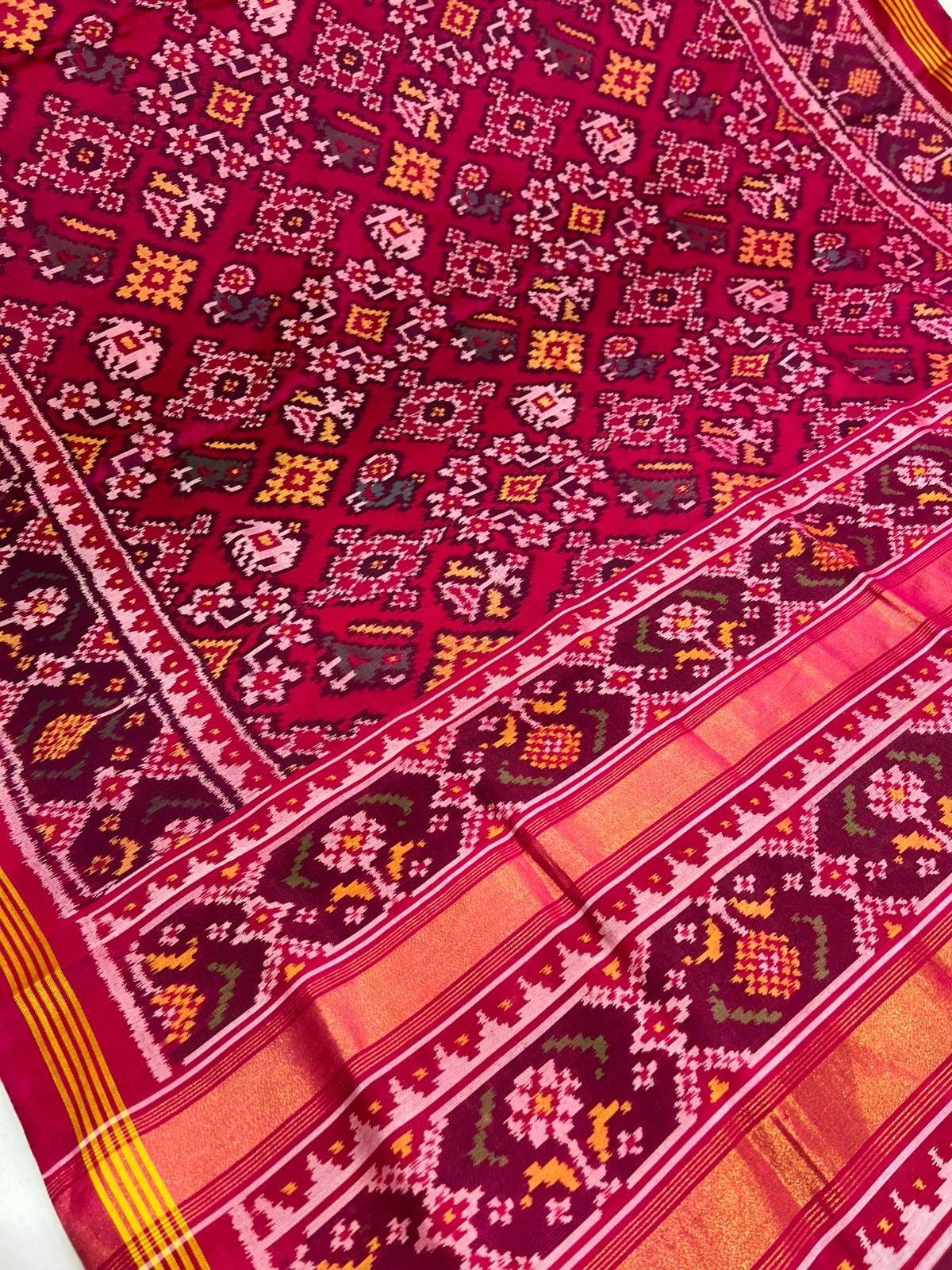 Patan patola singal ekkt sarees 